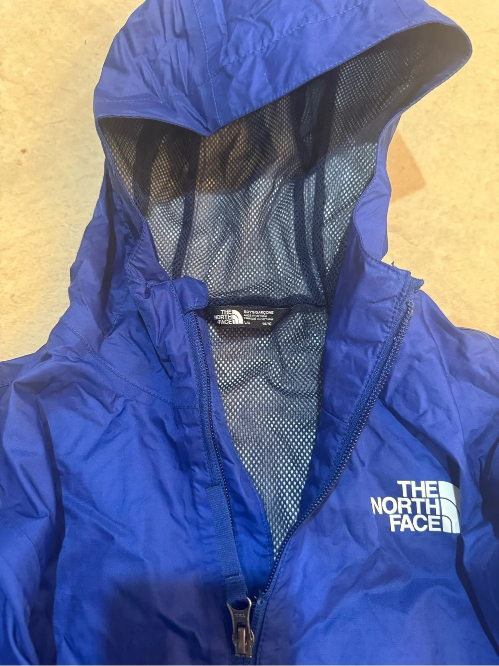 The North Face bright blue